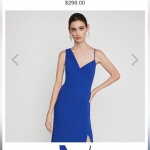 Dark blue long formal dress